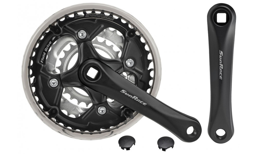 Priekšējais zobratu bloks SunRace FCM513 42x34x24T 152mm 7/8-speed w/ CG - 1