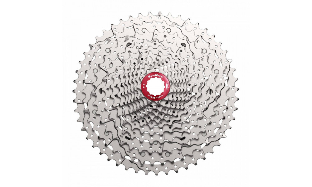 Aizmugurējais zobratu bloks SunRace CSMZ800 12-speed 11-51T metallic - 2