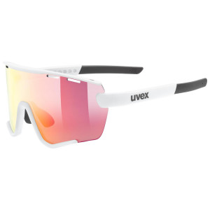 Brilles Uvex Sportstyle 236 Set small white mat / mirror red