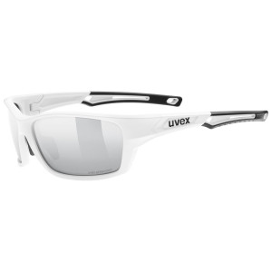 Brilles Uvex Sportstyle 232 P white mat / mirror silver