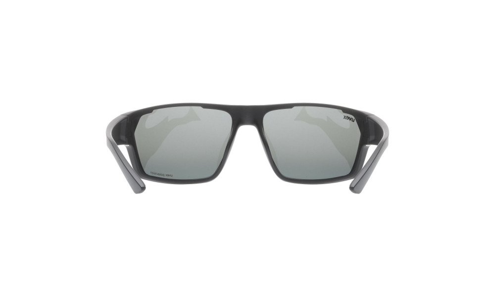 Brilles Uvex Sportstyle 233 P black mat / litemirror silver - 2