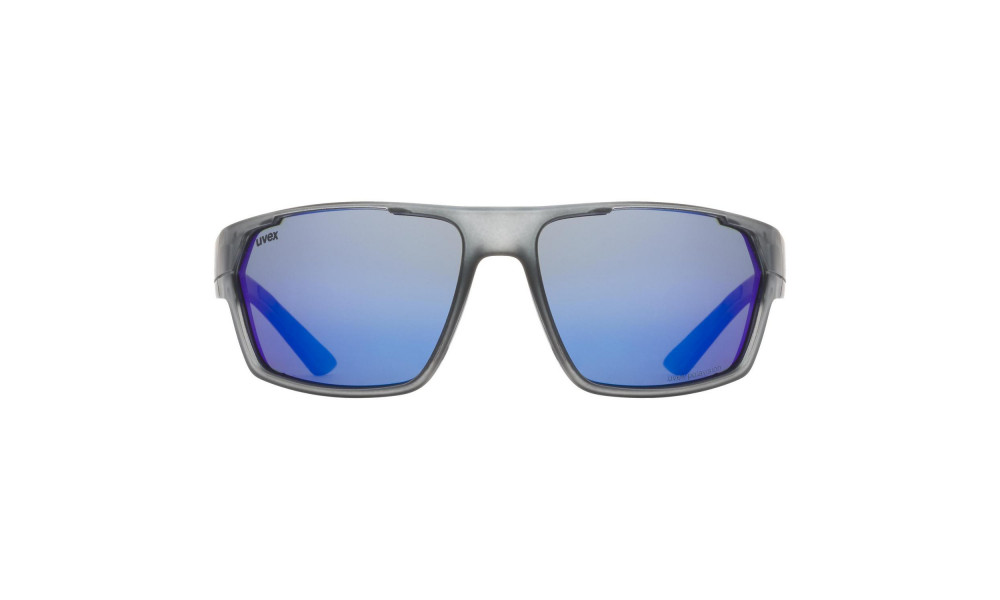 Brilles Uvex Sportstyle 233 P smoke mat / mirror blue - 1