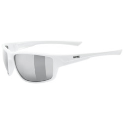 Brilles Uvex Sportstyle 230 white mat / litemirror silver