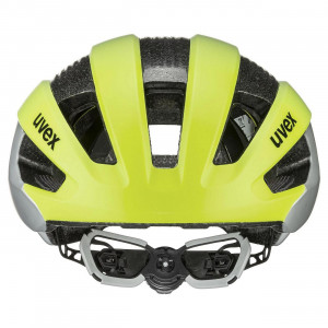 Velo ķivere Uvex Rise cc Tocsen neon yellow-silver mat