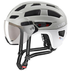 Velo ķivere Uvex Finale visor sand-white mat