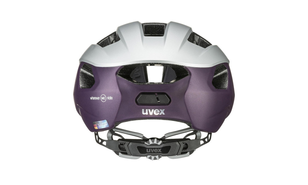 Velo ķivere Uvex Rise cc silver-plum WE - 4