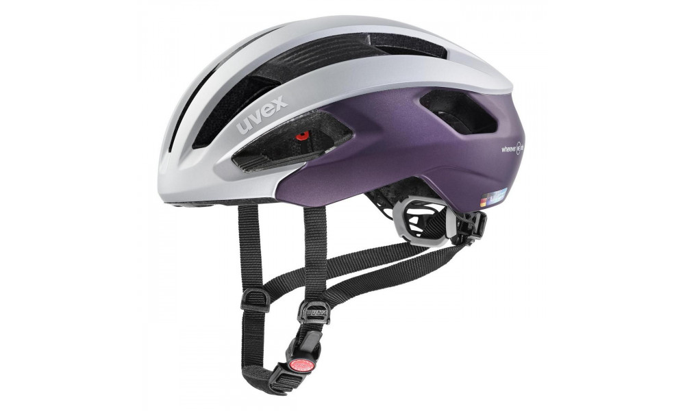 Velo ķivere Uvex Rise cc silver-plum WE - 5