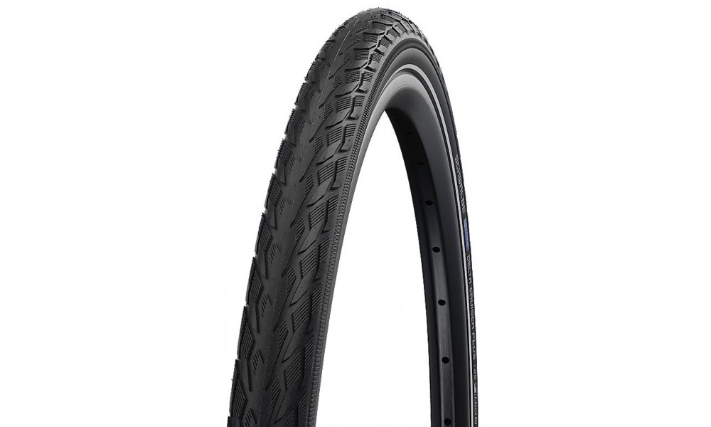 Riepa 28" Schwalbe Delta Cruiser Plus HS 431 Active Wired 40-622 / 28x1.50 Black-Reflex - 3