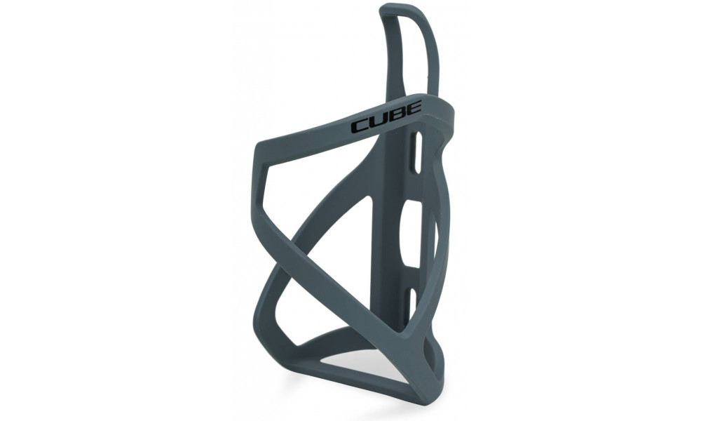 Pudeles turētājs Cube HPP Left-Hand Sidecage matt grey'n'glossy black 