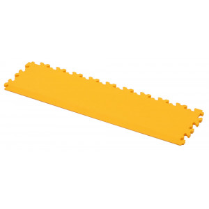 Daļa no darbnīcas grīdas flīzes Cyclus Tools PVC end strip for workshop floor tiles 50x13.5x0.7cm yellow (730022)