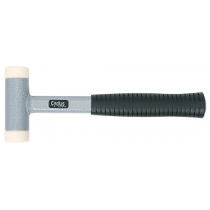 Instruments Cyclus Tools soft-head hammer 650g 250mm anti-rebound with replaceable plastic heads (720925)