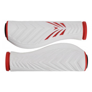 Stūres rokturi Velo ProX VLG-1133AD2 130mm Comfort GEL red-white