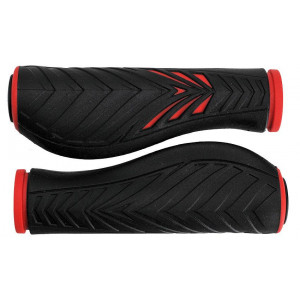 Stūres rokturi Velo ProX VLG-1133AD2 130mm Comfort GEL red-black