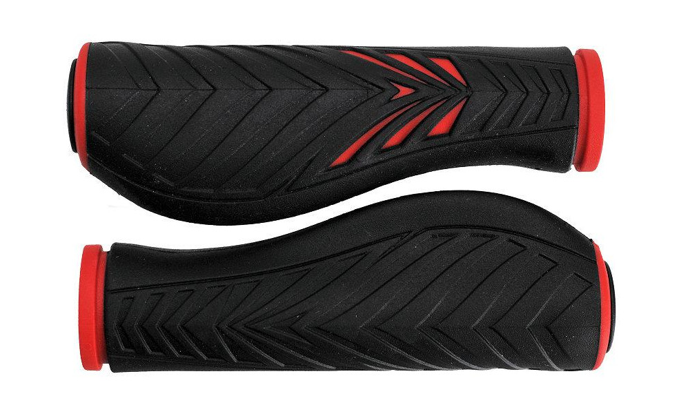 Stūres rokturi Velo ProX VLG-1133AD2 130mm Comfort GEL red-black 