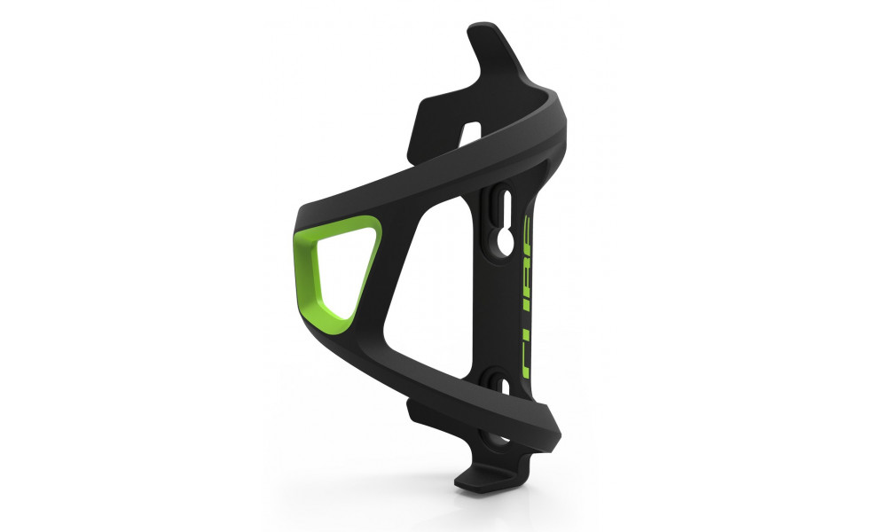 Bottle cage Cube HPP Left-Hand Sidecage black“n“green 