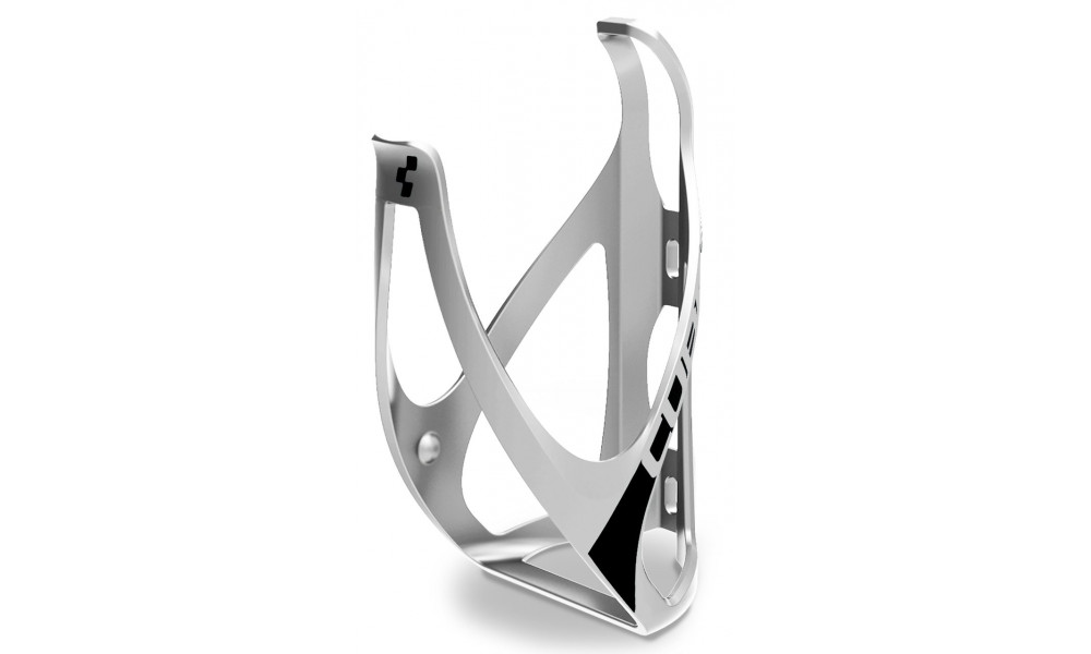 Bottle cage Cube HPP matt light grey“n“black 
