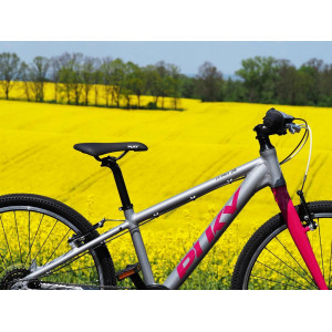 Velosipēds PUKY LS-PRO 24-8 Alu silver/berry
