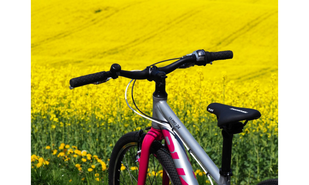 Velosipēds PUKY LS-PRO 24-8 Alu silver/berry - 11