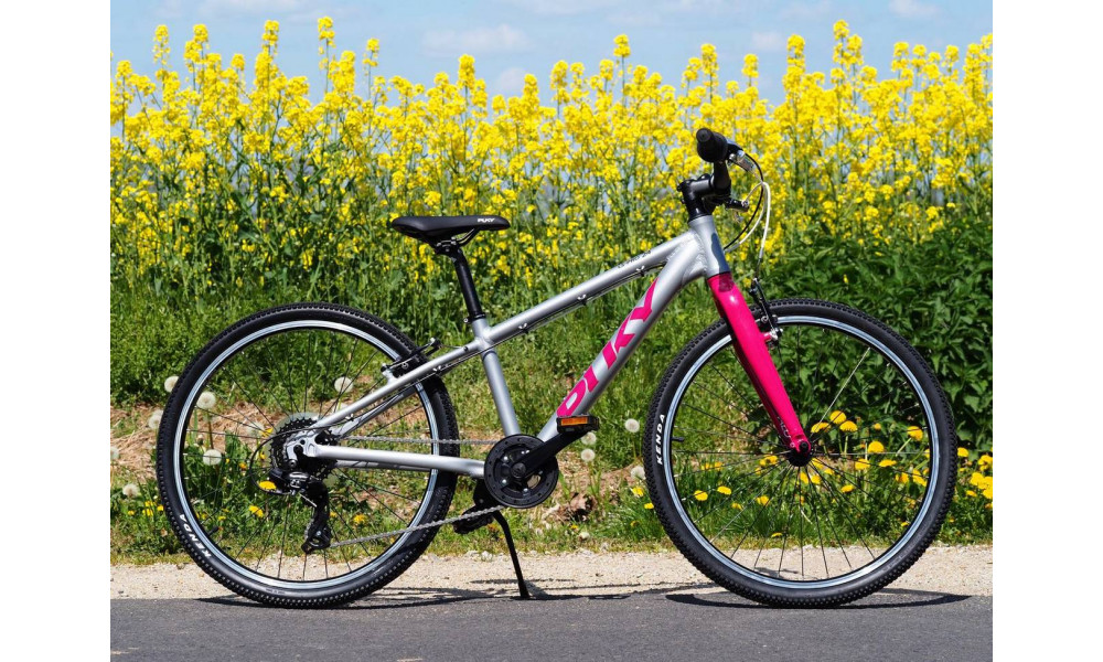 Velosipēds PUKY LS-PRO 24-8 Alu silver/berry - 12