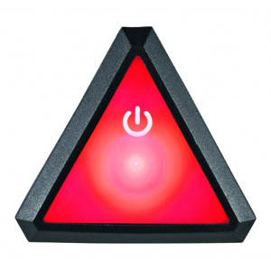 Ķiveres luktura Uvex plug-in LED Quatro red