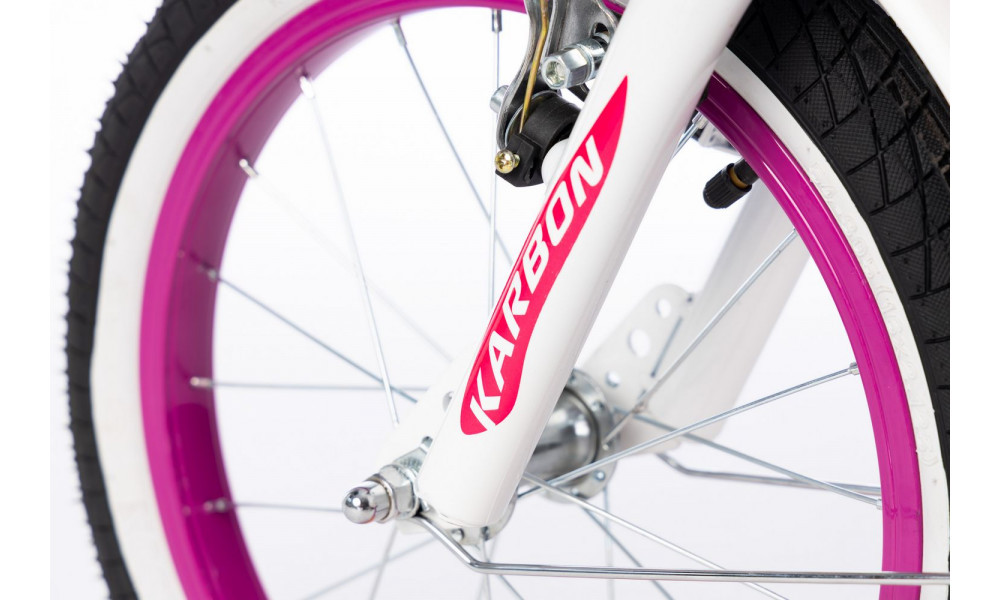 Velosipēds Karbon Kitty 16 pink-white - 8