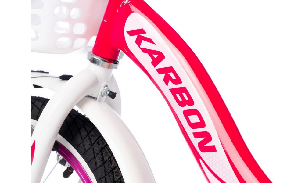 Velosipēds Karbon Kitty 16 pink-white - 9