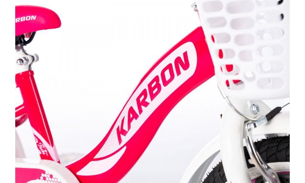 Velosipēds Karbon Kitty 16 pink-white - 16