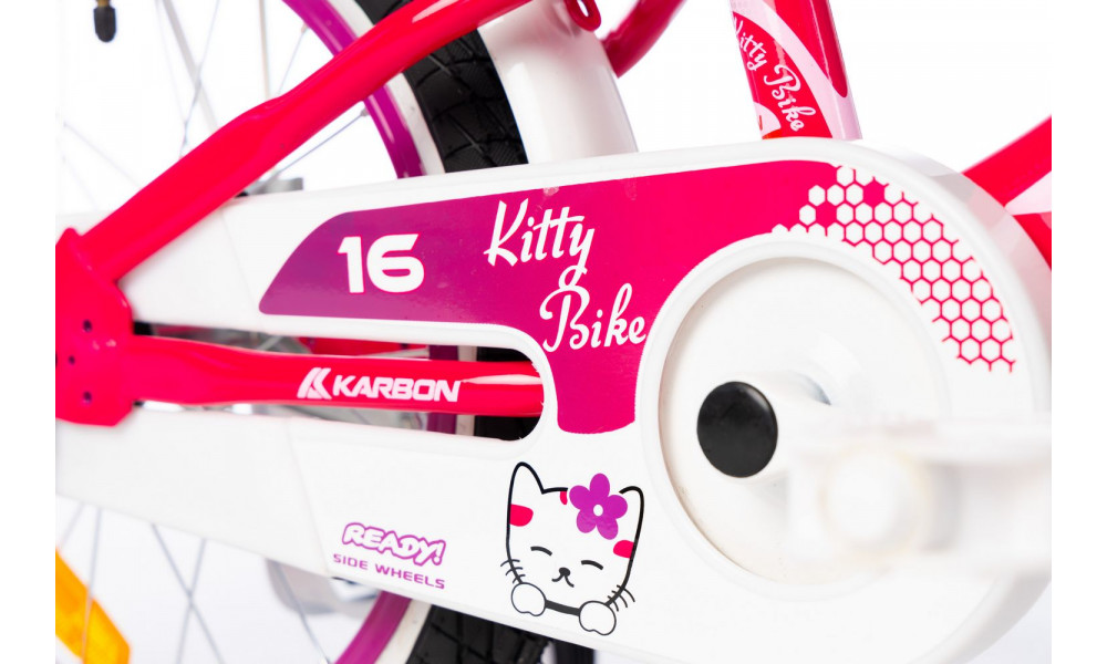 Velosipēds Karbon Kitty 16 pink-white - 18