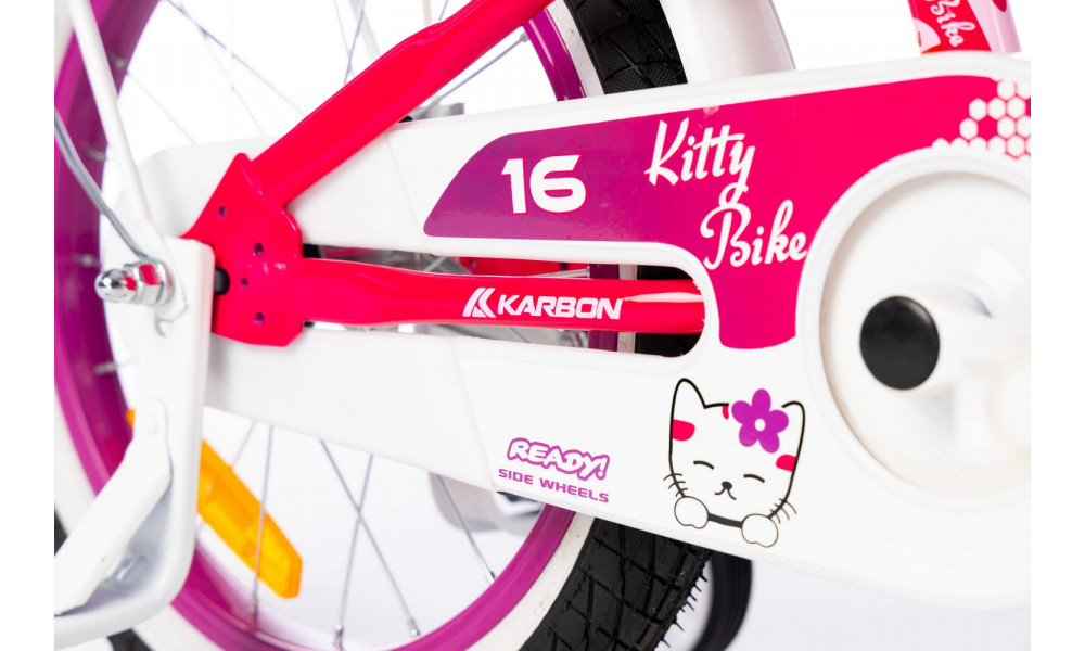 Velosipēds Karbon Kitty 16 pink-white - 19