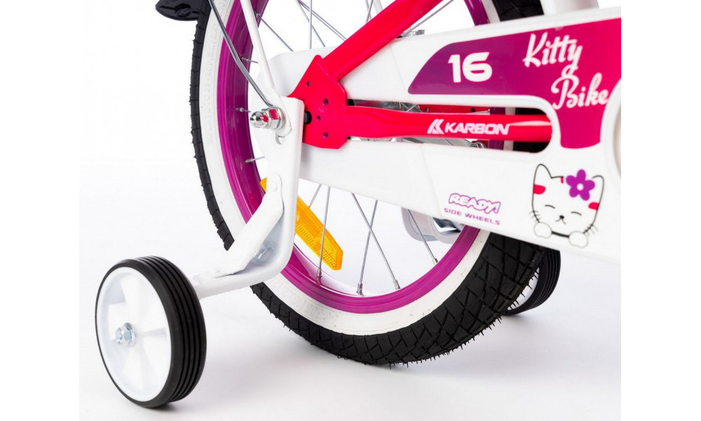 Velosipēds Karbon Kitty 16 pink-white - 20