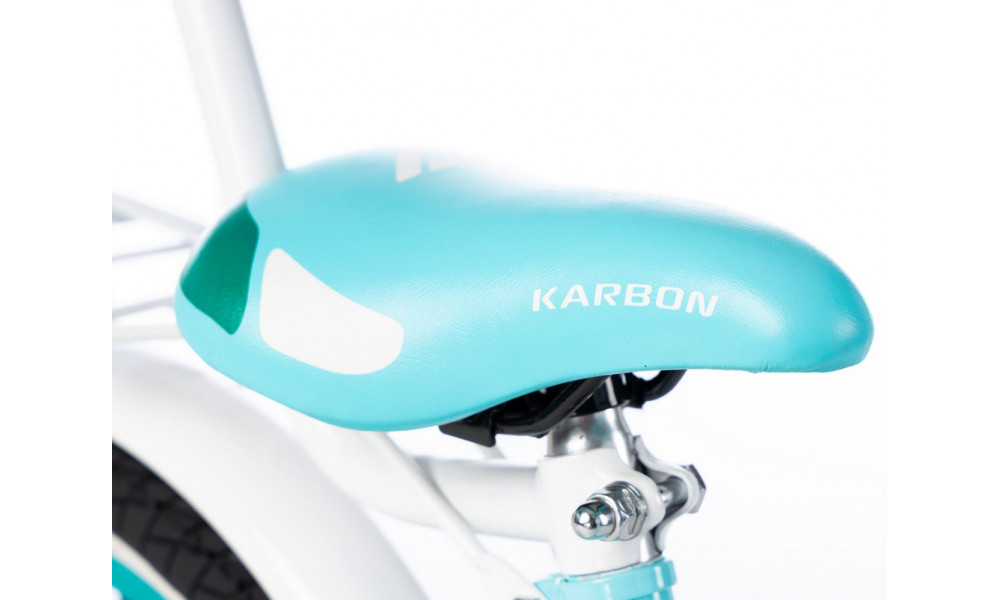 Velosipēds Karbon Kitty 16 turquoise-white - 1