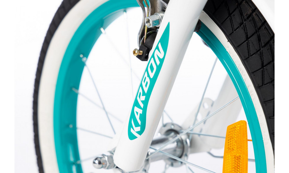 Velosipēds Karbon Kitty 16 turquoise-white - 4