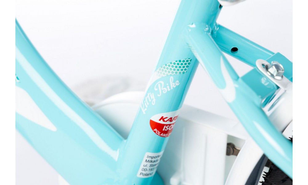 Velosipēds Karbon Kitty 16 turquoise-white - 6