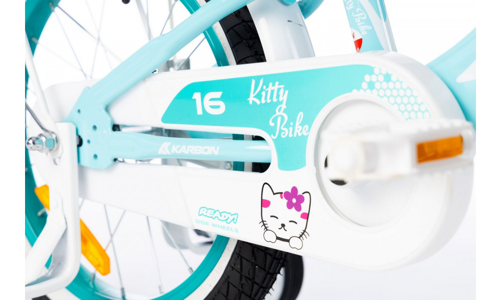Velosipēds Karbon Kitty 16 turquoise-white - 14