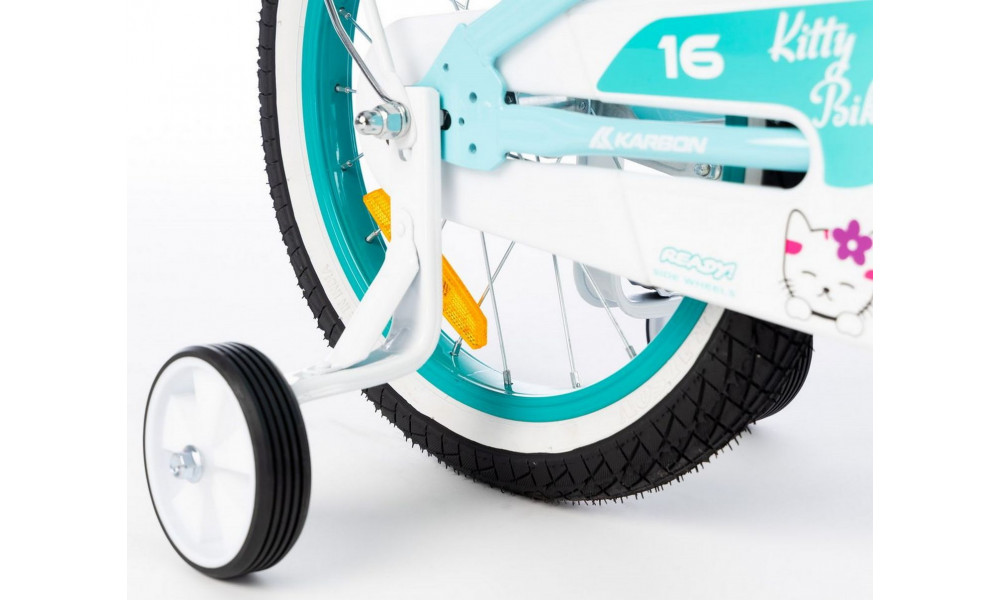 Velosipēds Karbon Kitty 16 turquoise-white - 15