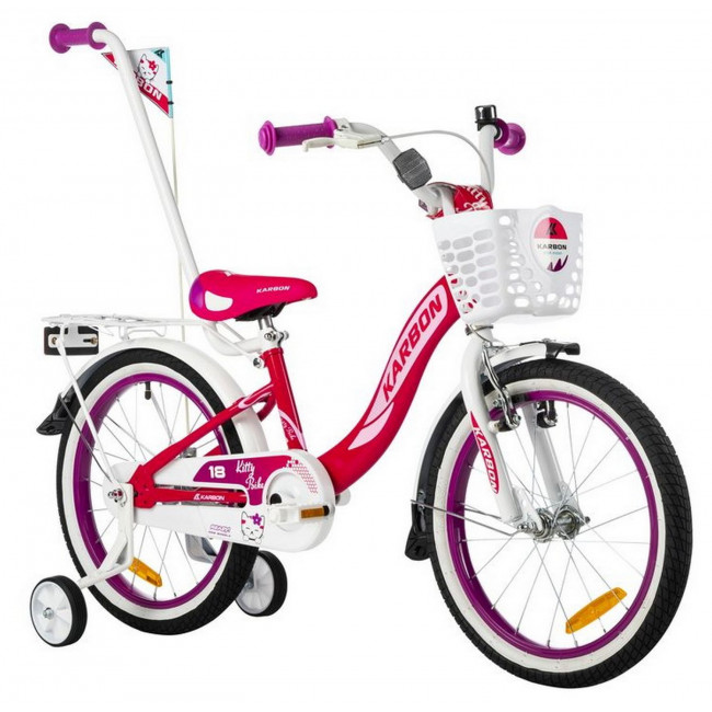 Velosipēds Karbon Kitty 18 pink-white