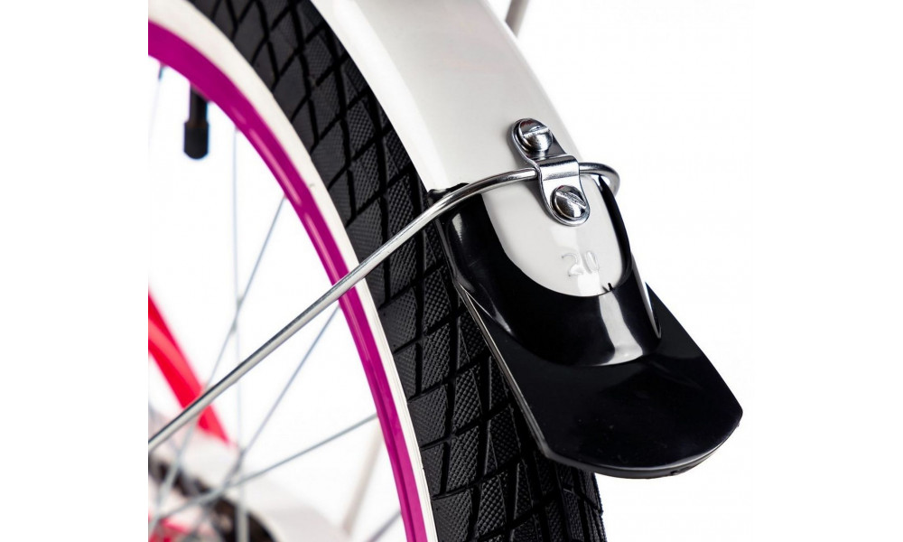 Velosipēds Karbon Kitty 20 pink-white - 3