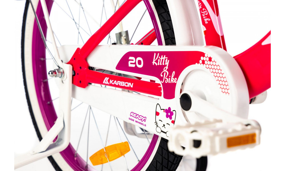 Velosipēds Karbon Kitty 20 pink-white - 4