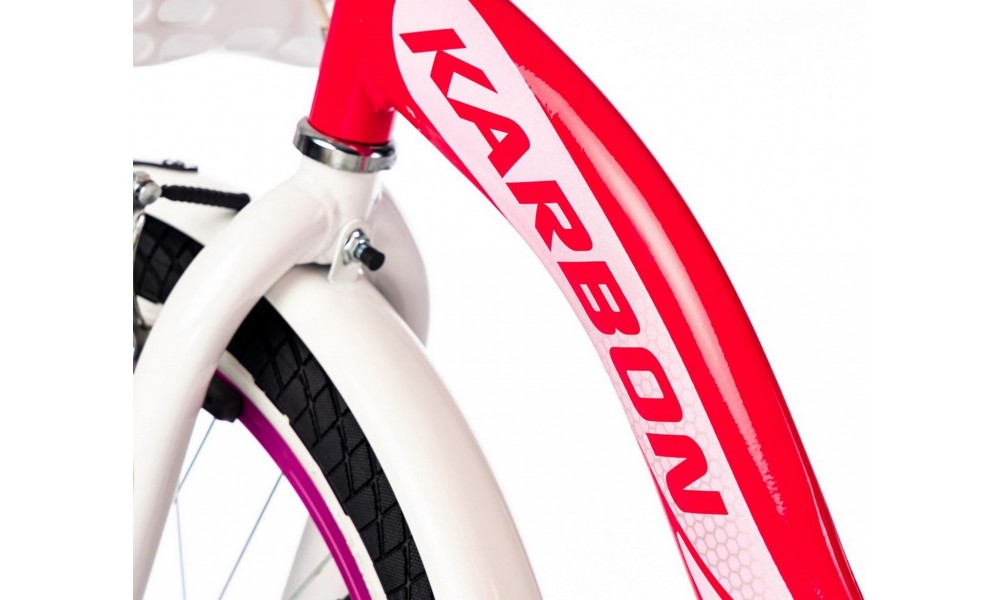 Velosipēds Karbon Kitty 20 pink-white - 8
