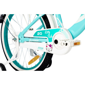 Velosipēds Karbon Kitty 20 turquoise-white