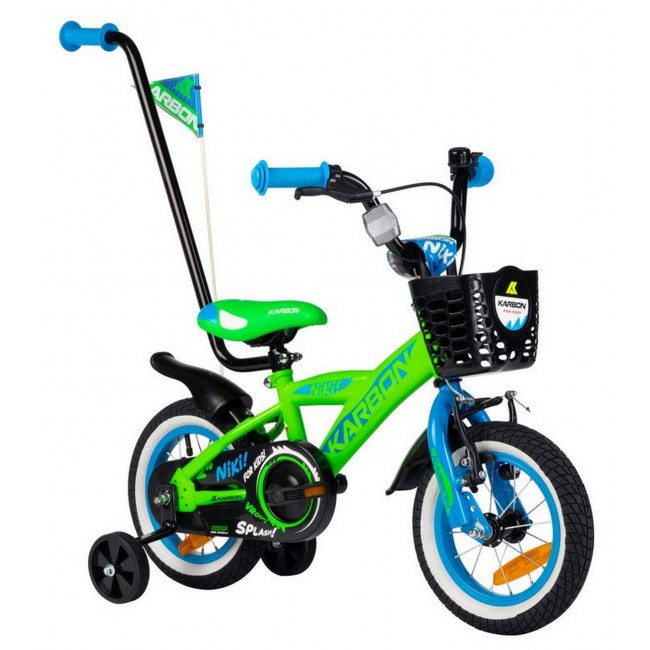 Velosipēds Karbon Niki 12 green-blue