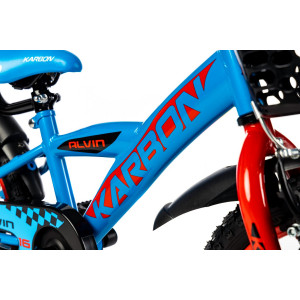 Velosipēds Karbon Alvin 16 blue-red