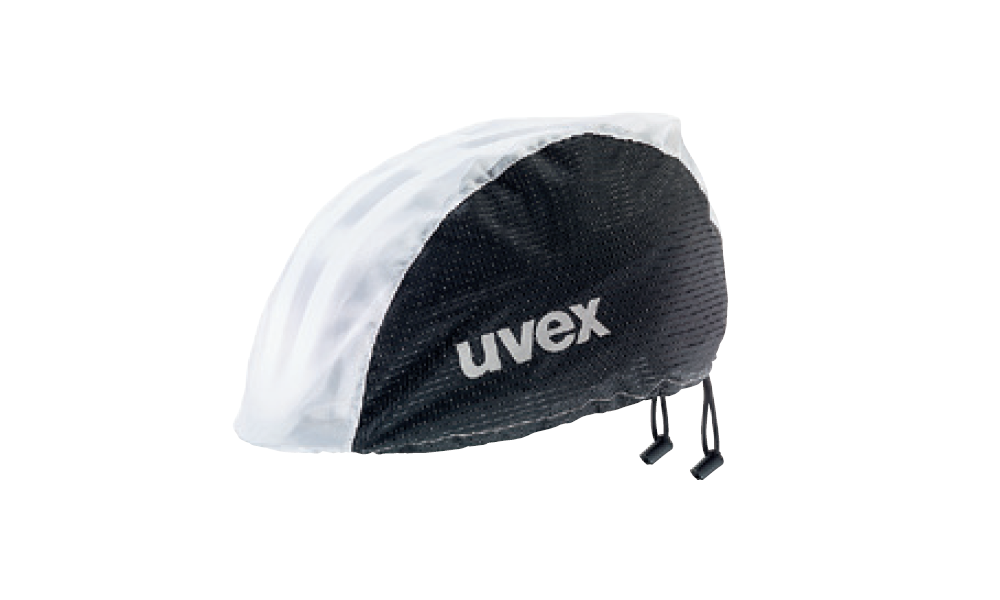 Ķiveres lietus aizsargs Uvex Bike black-white 