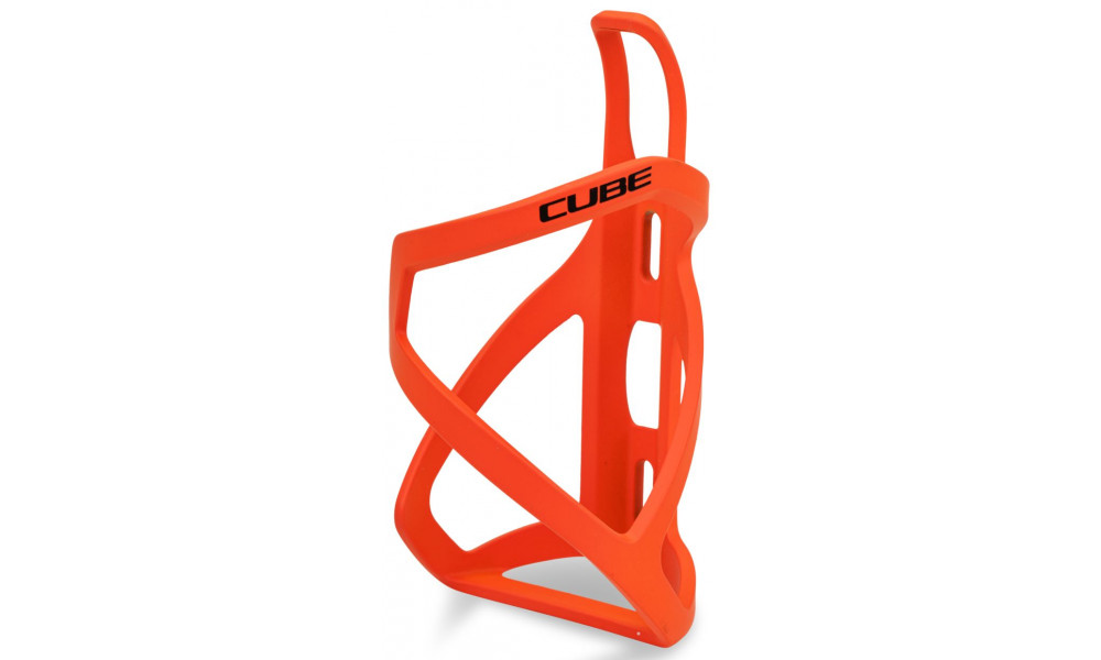 Pudeles turētājs Cube HPP left-Hand Sidecage matt orange'n'glossy black 
