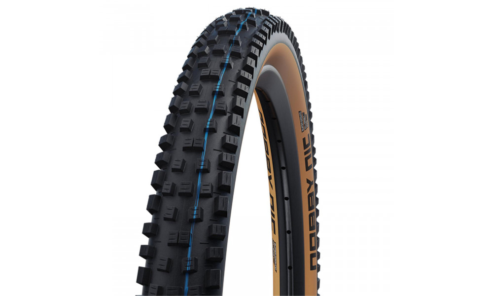Riepa 27.5" Schwalbe Nobby Nic HS 602 Evo Fold TLE 62-584 / 27.5x2.40 Super Ground Addix SpeedGrip Bronze 
