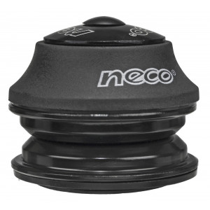 Stūres bļodiņas Alu Semi Integrated NECO A-HEAD 1-1/8" H115MP black