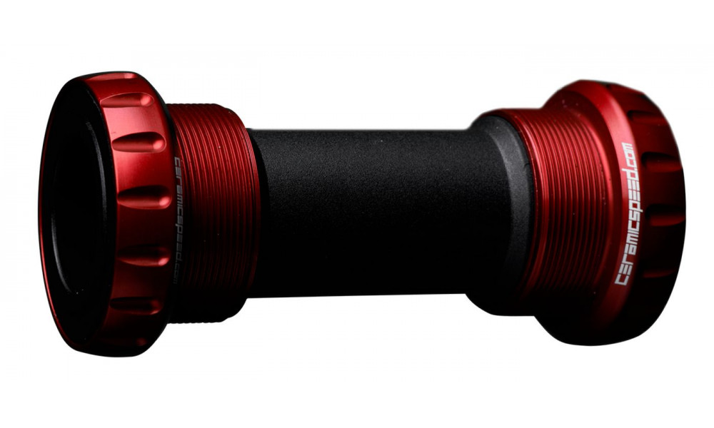 Monobloks CeramicSpeed ITA Road Coated 70mm for Shimano/FSA/Rotor 24mm red (101326) 