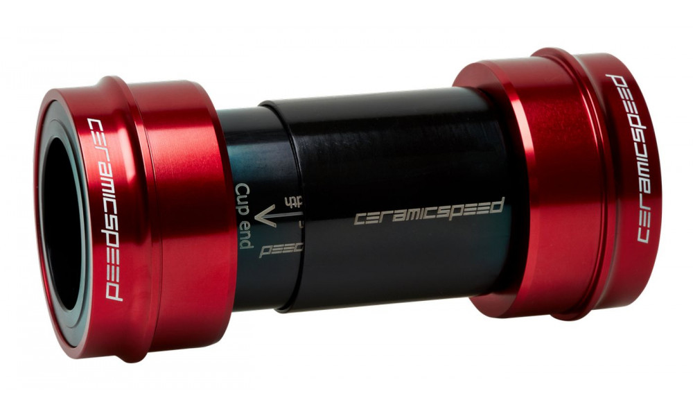 Monobloks CeramicSpeed Coated PF30 / PF46X68 for SRAM DUB 29 mm red (106775) 