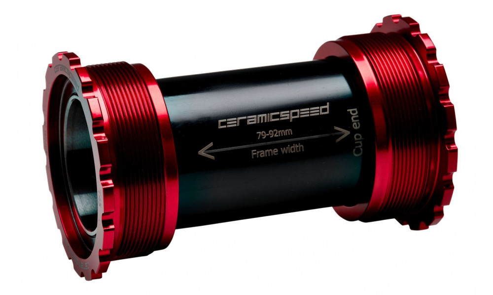 Monobloks CeramicSpeed T45 Coated Threadfit 82.5 red (105147) 