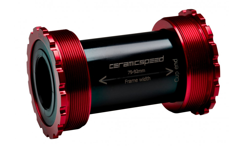 Monobloks CeramicSpeed Coated T47 / Threaded 47X86/85 for SRAM GXP 24 / 22,2mm red (105158) 